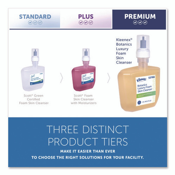 Botanics Luxury Foam Skin Cleanser, Fresh Scent, 1,200 mL Refill, 4/Carton