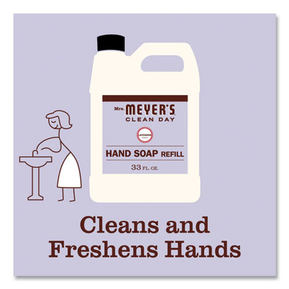 Clean Day Liquid Hand Soap Refill, Lavender Scent, 33 oz, 6/Carton