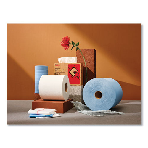 Tuff-Job S500 High Performance Wipers, 9.25 x 12.5, White, 176/Box, 10 Box/Carton