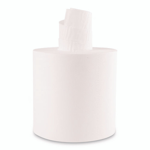 Center-Pull Roll Towels, 2-Ply, 7.6 x 8.9, White, 600/Roll, 6/Carton