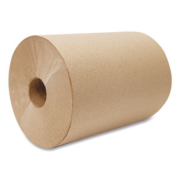 10 Inch Roll Towels, 1-Ply, 10" x 800 ft, Kraft, 6 Rolls/Carton