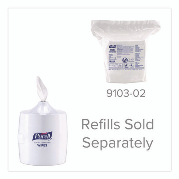 Surface Disinfecting Wipes Wall Dispenser, 11 x 13.38 x 11.06, White