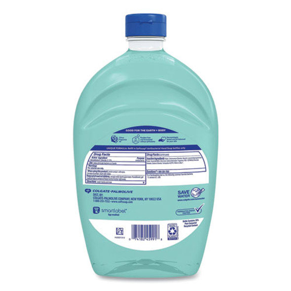 Antibacterial Liquid Hand Soap Refill, Fresh Scent, Green, 50 oz