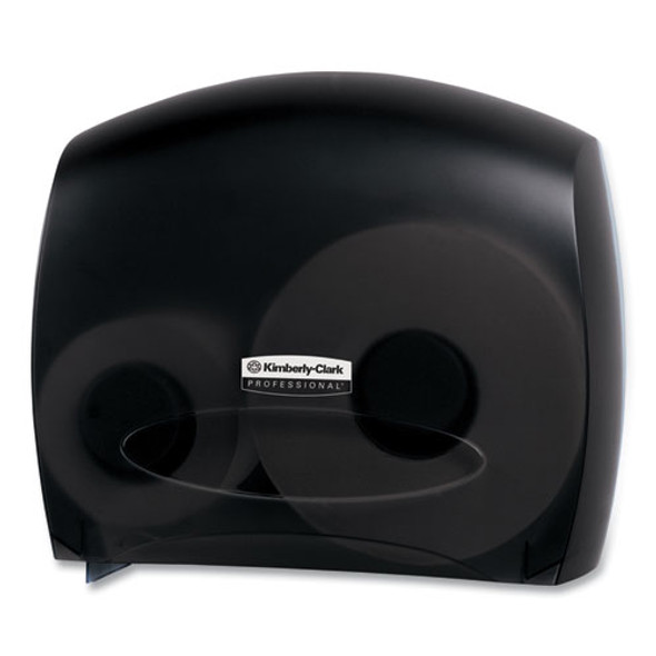 JRT Jr. Escort Jumbo Bathroom Tissue Dispenser, 13.33 x 5.75 x 16, Smoke