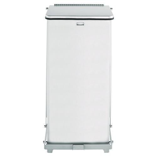 Defenders Heavy-Duty Steel Step Can, 6.5 gal, Stainless Steel