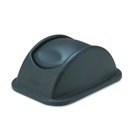Rectangular Free-Swinging Plastic Lid, Black
