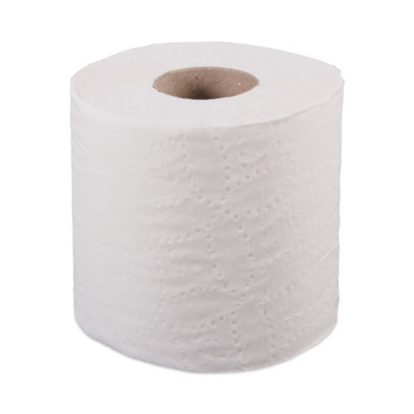 1-Ply Toilet Tissue, Septic Safe, White, 1,000 Sheets, 96 Rolls/Carton