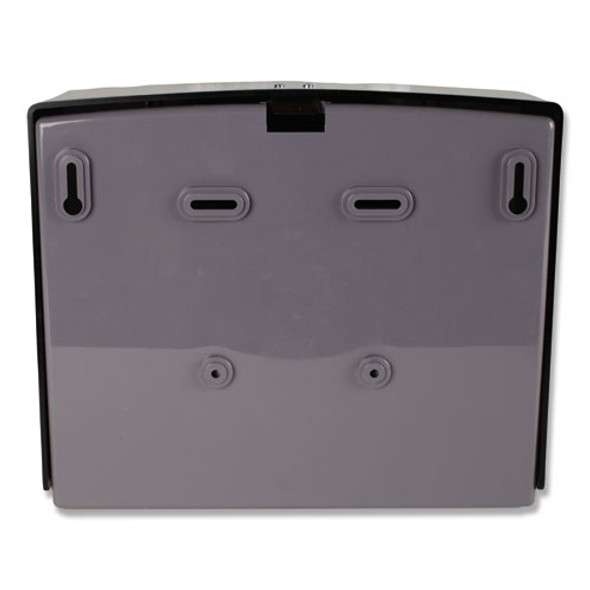 Scottfold Folded Towel Dispenser, 10.75 x 4.75 x 9, Black