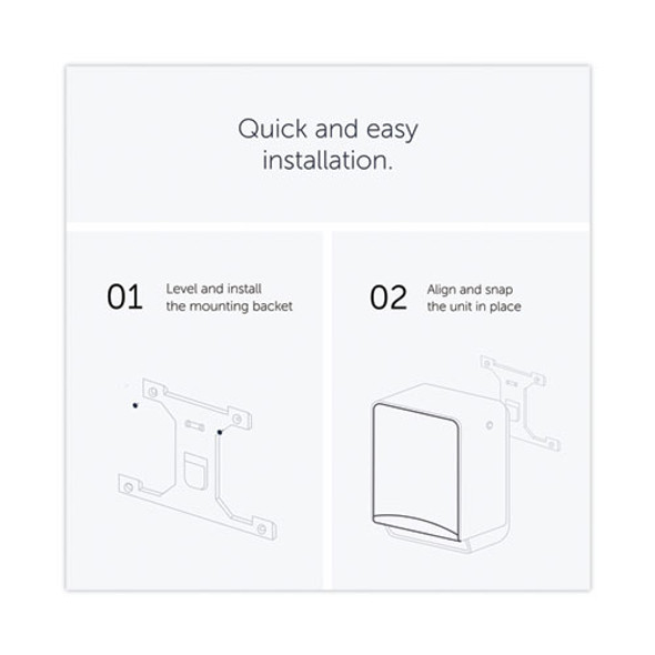 ICON Automatic Roll Towel Dispenser, 20.12 x 16.37 x 13.5, White Mosaic