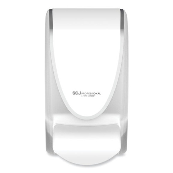 Transparent Manual Dispenser, 1 L, 4.92 x 4.6 x 9.25, White, 15/Carton