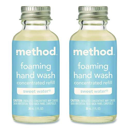 Refill + Reuse Foaming Hand Soap Refill, Sweetwater, 1 oz Refill Bottle, 2/Pack