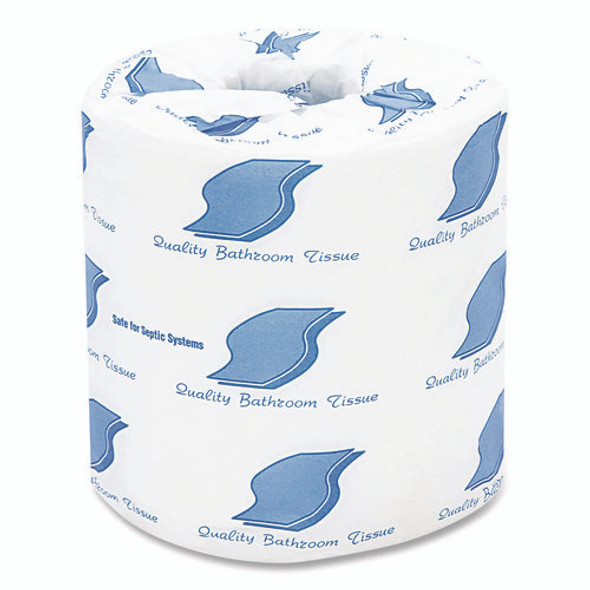 Bath Tissue, Septic Safe, 2-Ply, White, 420 Sheets/Roll, 96 Rolls/Carton