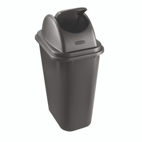 Rectangular Free-Swinging Plastic Lids, Black