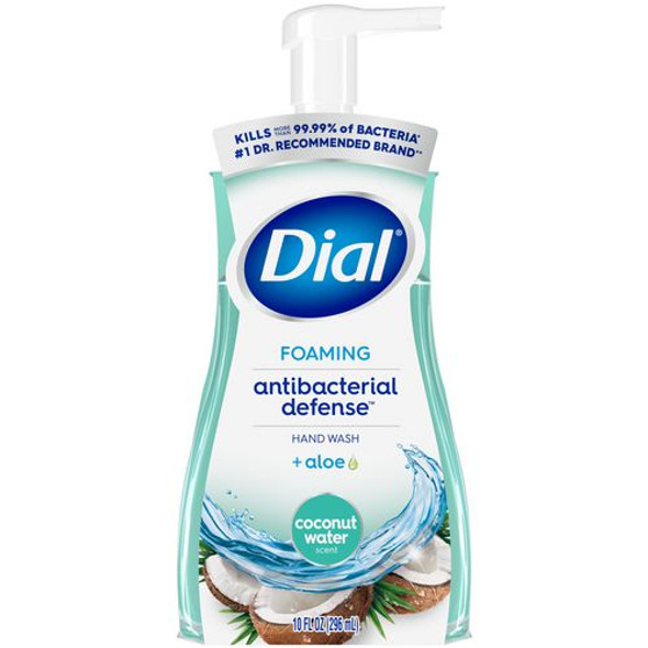 Antibacterial Foaming Hand Wash, Coconut Water Scent, 10 oz, 8/Carton