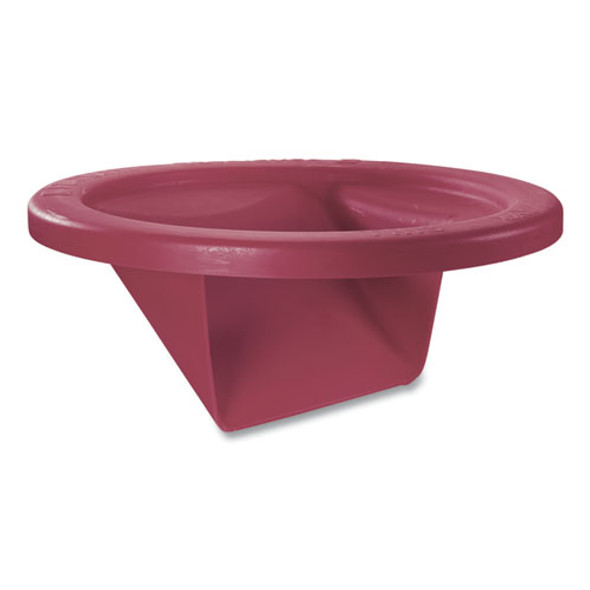 KatchAll Flatware Retriever, Round, 24" Diameter x 9h, 32/44 gal Capacity, Red