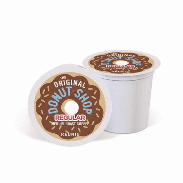 Donut Shop Coffee K-Cups, Regular, 80/Carton