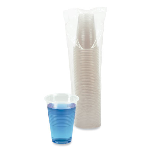 Translucent Plastic Cold Cups, 16 oz, 50/Pack