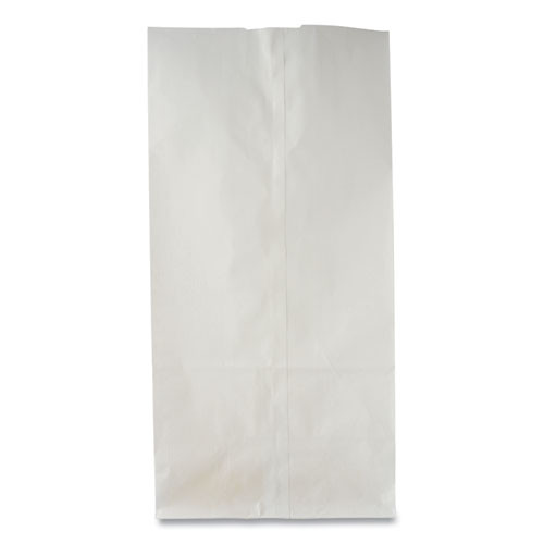 Grocery Paper Bags, #6 Size, 5.88" x 3.63" x 11", White, 500/Bundle