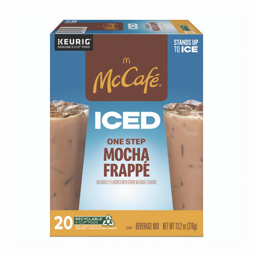 Mocha Frappe Iced Coffee Keurig K-Cup Pods, 20/Box