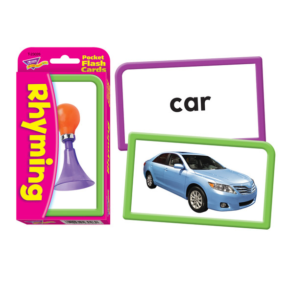 Rhyming Pocket Flash Cards, 6 Packs Rhyming Pocket Flash Cards, 6 Packs