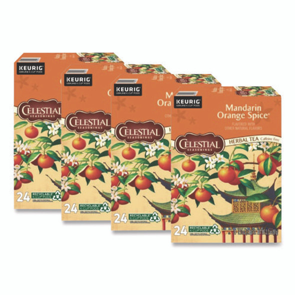 Mandarin Orange Spice Herb Tea K-Cups, 96/Carton