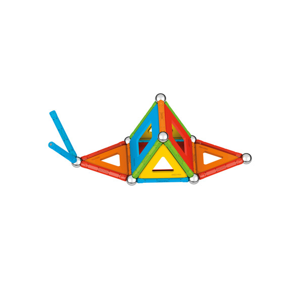 Magnetic Building Set, Supercolor Recycled, 78 Pieces Magnetic Building Set, Supercolor Recycled, 78 Pieces