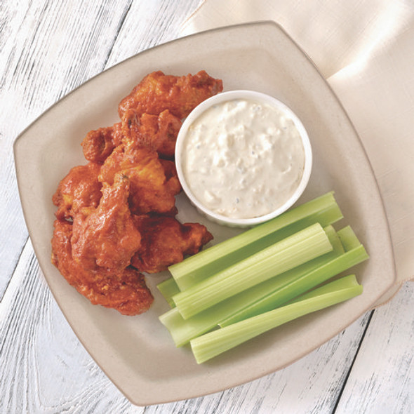 Compostable Molded Fiber Dinnerware, ProPlanet Seal, Plate, 6.7 x 6.7, Tan, 1,000/Carton