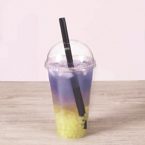 Boba Straws, 9", Black, 1,600/Carton