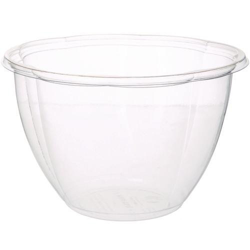 Salad Bowls, 48 oz, 6.69" Diameter x 4.38" h, Clear, Plastic, 300/Carton
