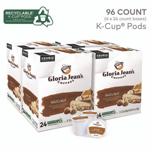 Hazelnut Coffee K-Cups, 96/Carton