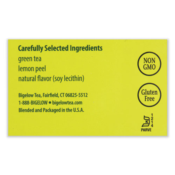 Green Tea with Lemon, Lemon, 0.34 lbs, 28/Box