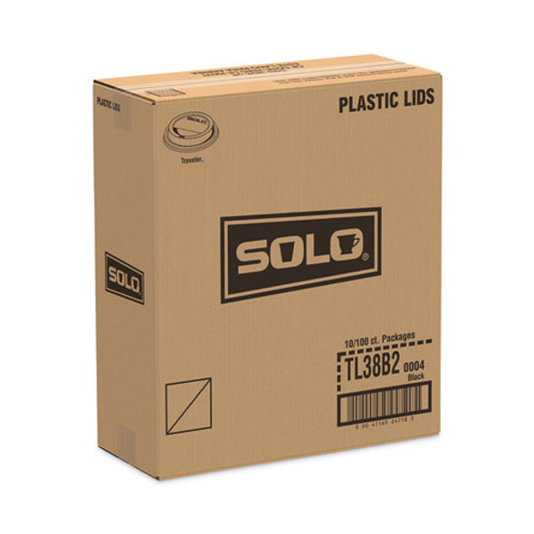 Traveler Cappuccino Style Dome Lid, Fits 8 oz Hot Cups, Plastic, Black, 1,000/Carton Traveler Cappuccino Style Dome Lid, Fits 8 oz Hot Cups, Plastic, Black, 1,000/Carton