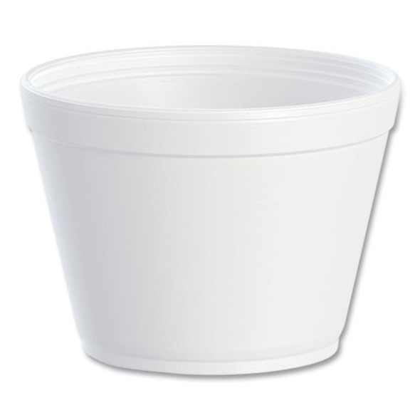Foam Containers, Extra Squat, 16 oz, White, 25/Bag, 20 Bags/Carton Foam Containers, Extra Squat, 16 oz, White, 25/Bag, 20 Bags/Carton