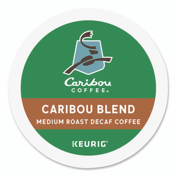 Caribou Blend Decaf Coffee K-Cups, 24/Box