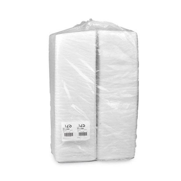 Supermarket Tray, #12S, 11 x 9 x 0.65, White, Foam, 250/Carton