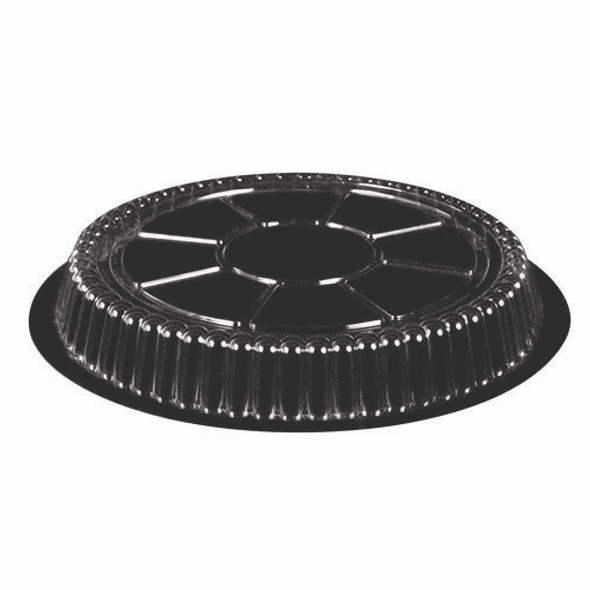 Plastic Dome Lids, Fits Round Pan 2047, 7" Diameter x 0.88" h, Clear, 500/Carton