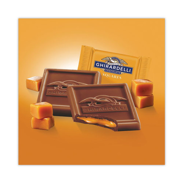 Milk Chocolate and Caramel Chocolate Squares, 15.96 oz Bag