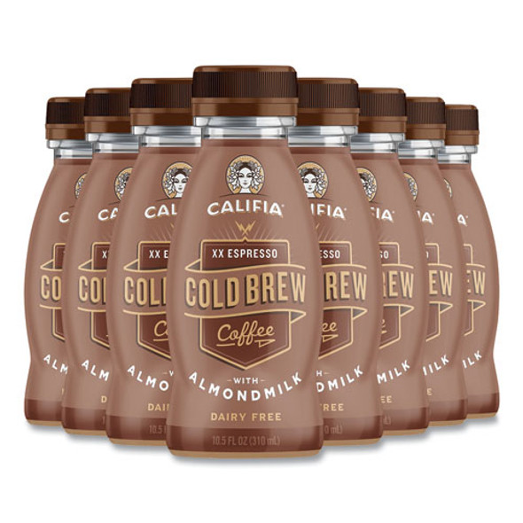 Cold Brew Coffee with Almond Milk, 10.5 oz Bottle, XX Expresso, 8/Pack