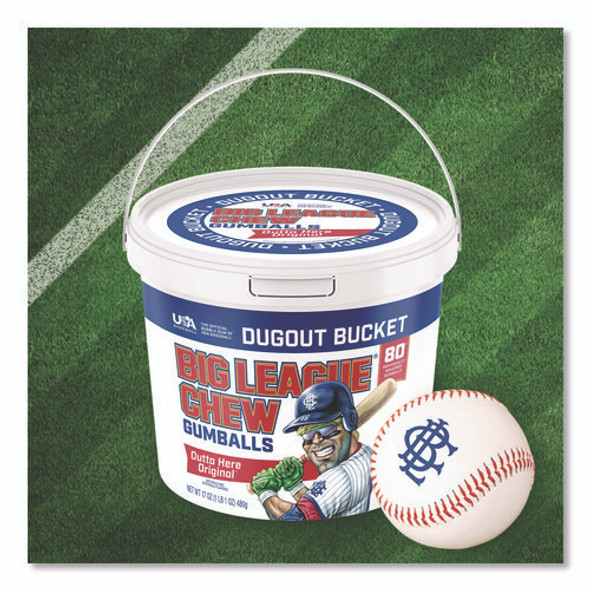 Bubble Gum Balls, Outta' Here Original, 80 Balls/Tub