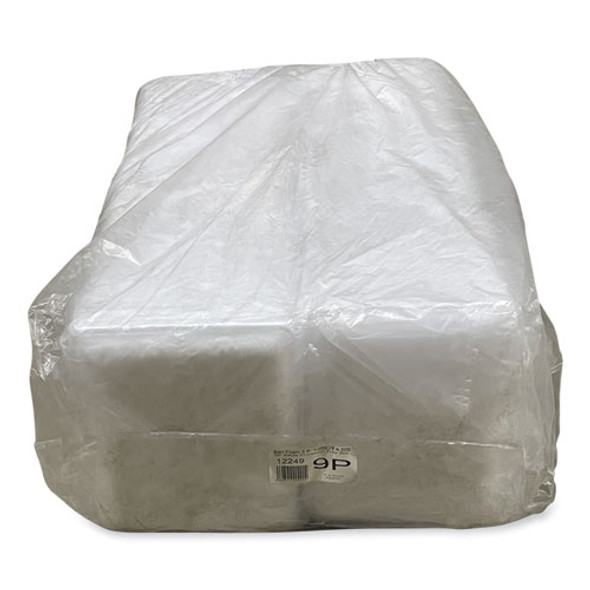 Meat Trays, #9P, 12.25 x 9.25 x 0.62, White, Foam, 200/Carton
