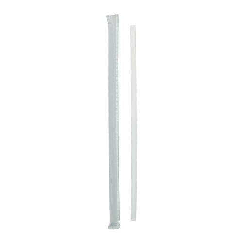Giant Paper-Wrapped Straw, 10.25", Translucent, 1,800/Carton