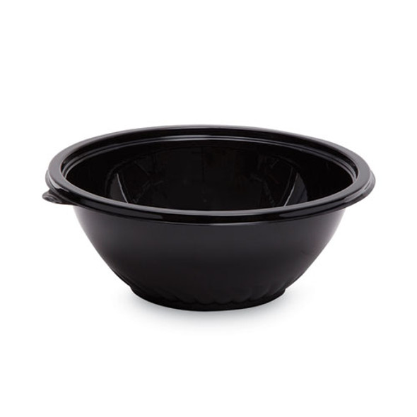 Caterline Pack n' Serve Plastic Bowl, 80 oz, 10" Diameter x 4" h, Black, 25/Carton Caterline Pack n' Serve Plastic Bowl, 80 oz, 10" Diameter x 4" h, Black, 25/Carton