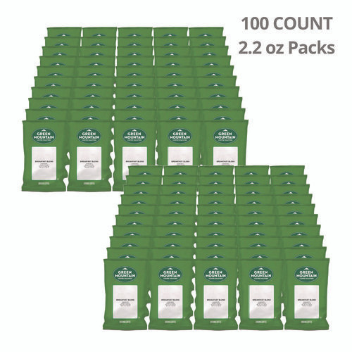 Breakfast Blend Coffee Fraction Packs, 2.2 oz, 100/Carton