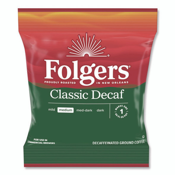 Classic Decaf Ground Coffee Fraction Pack, Classic Roast Decaf, 1.5 oz, 42/Carton