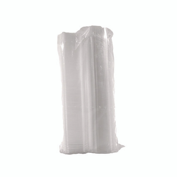 ClearPac SafeSeal Tamper-Resistant/Evident Containers, Flat Lid, 16 oz, Clear, Plastic, 100/Bag, 2 Bags/Carton