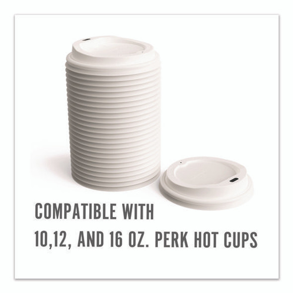 Plastic Hot Cup Lids, Fits 10 oz to 16 oz Hot Cups, White, 500/Carton Plastic Hot Cup Lids, Fits 10 oz to 16 oz Hot Cups, White, 500/Carton