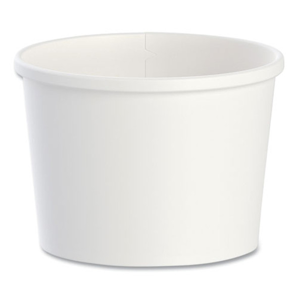 Flexstyle Double Poly Paper Containers, 12 oz, 3.6" Diameter, White, Paper, 25/Bag, 20 Bags/Carton Flexstyle Double Poly Paper Containers, 12 oz, 3.6" Diameter, White, Paper, 25/Bag, 20 Bags/Carton