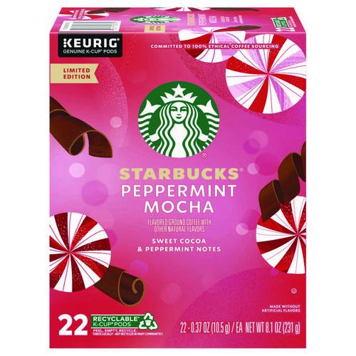 Peppermint Mocha K-Cup, 22/Box, 4/Carton