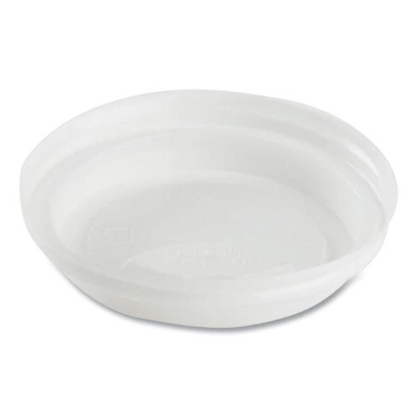 Hot Cup Lids, Sipper Lid, Fits 8 oz Hot Cups, Plastic, White, 1,000/Carton