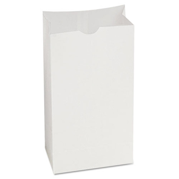 SOS Bakery Bag Dubl Wax, 5" x 3.13" x 9.69", White, 1,000/Carton